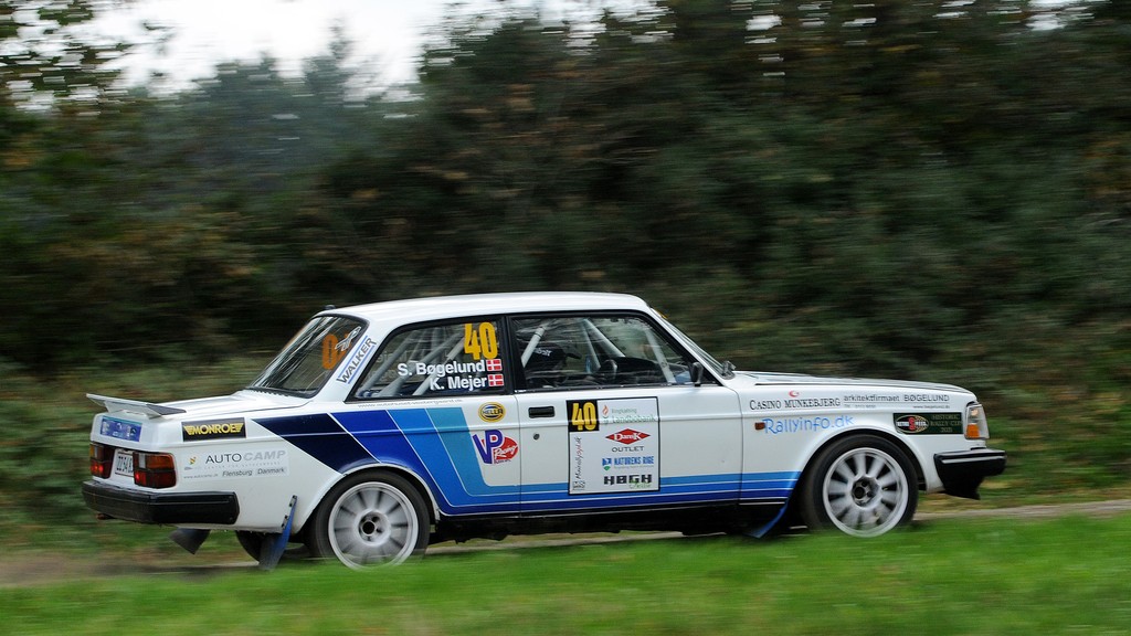 Kurt Mejer og Steen Bøgelund kom hjem fra Rally Naturens Rige med bilen fuld af medaljer og pokaler
(Foto: rallypics.dk / Viggo Johansen)